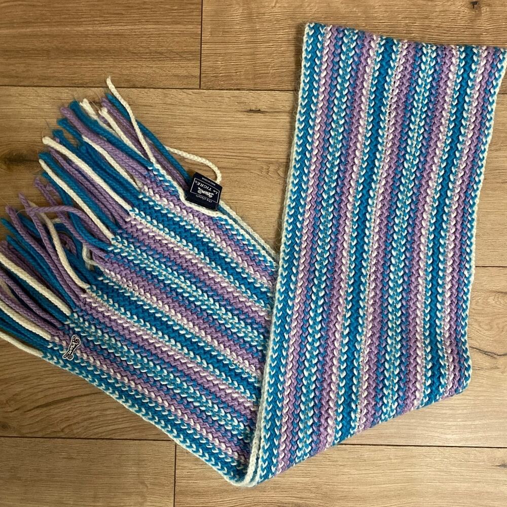 Le Tigre Scarf Vintage Y2K Acrylic Winter